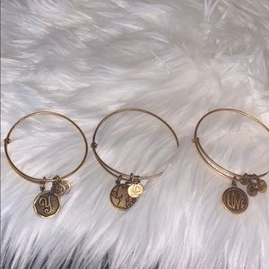 Three Alex and Ani Bracelets